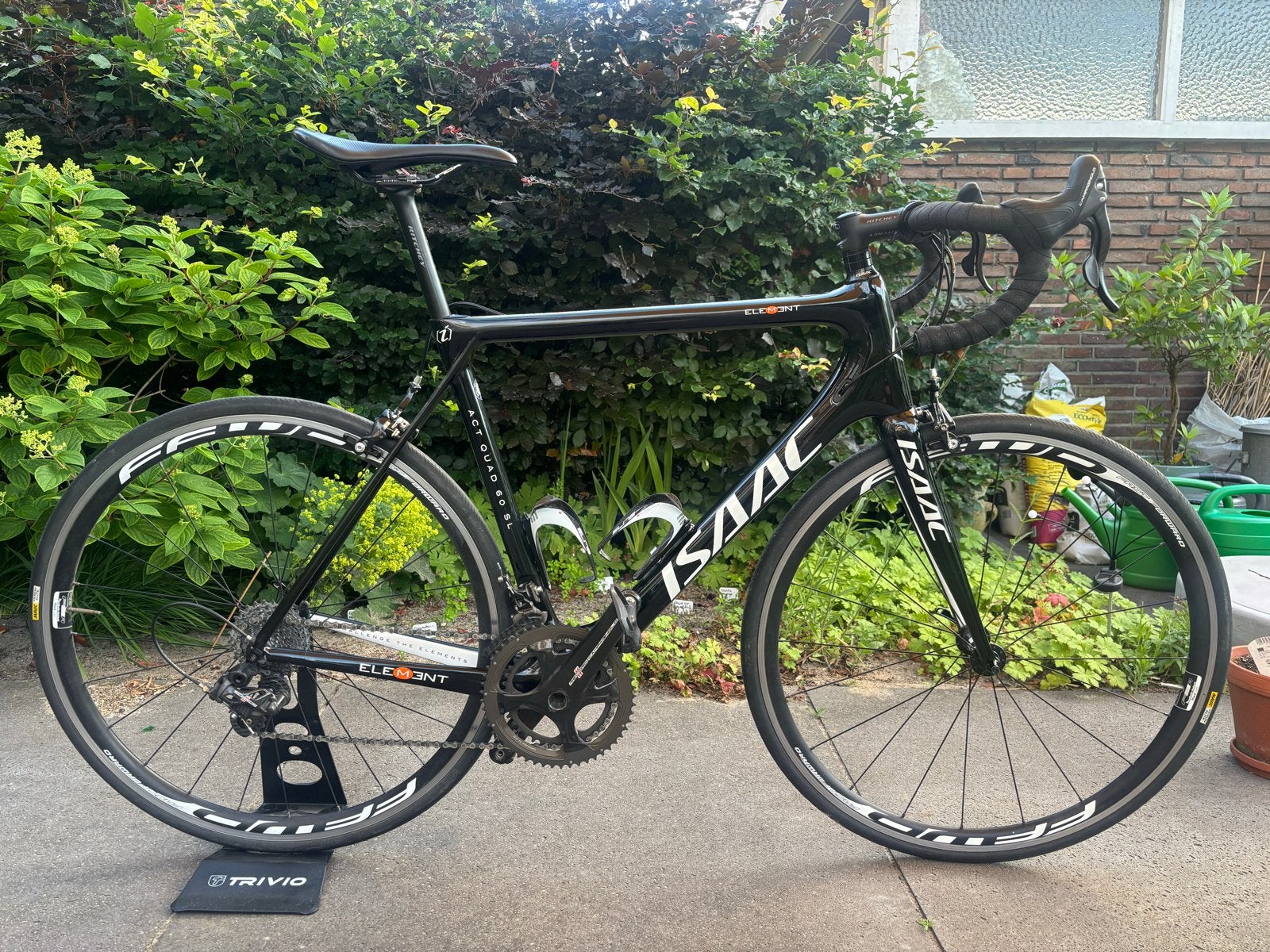Isaac Element Team Edition racefiets, Fietsen en Brommers, Fietsen | Racefietsen, 28 inch, Carbon, Zo goed als nieuw, Meer dan 20 versnellingen