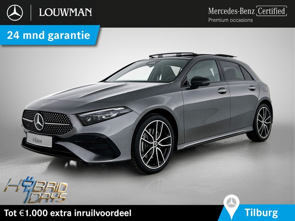 Mercedes-Benz A-Klasse 250 e Business Solution AMG | AMG Lin, 12 maanden, 4 cilinders, 15 kWh, Hybride Elektrisch/Benzine