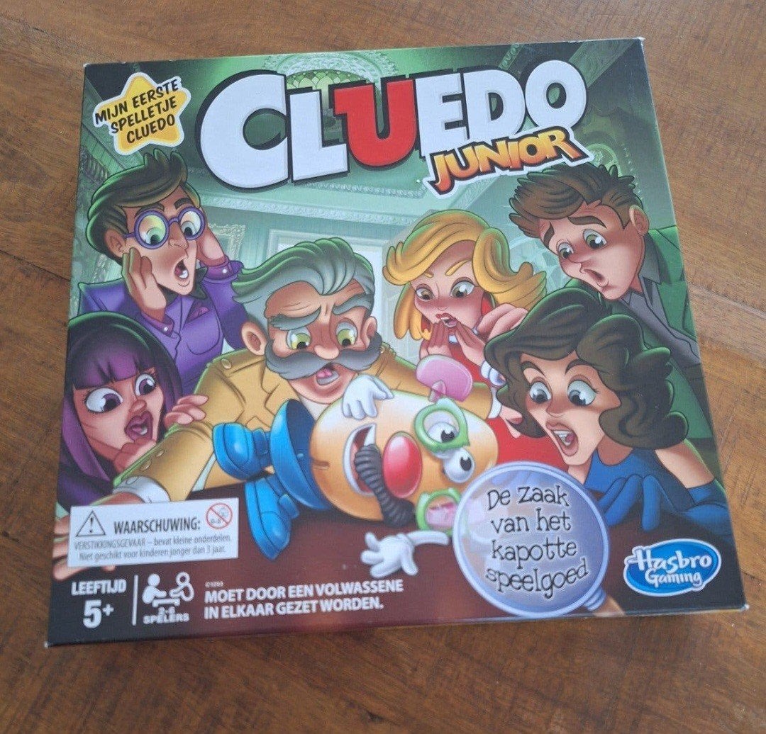 Cluedo Junior: Mijn Eerste Spelletje Cluedo, Drie of vier spelers, Ophalen of Verzenden, Gebruikt, Hasbro Gaming