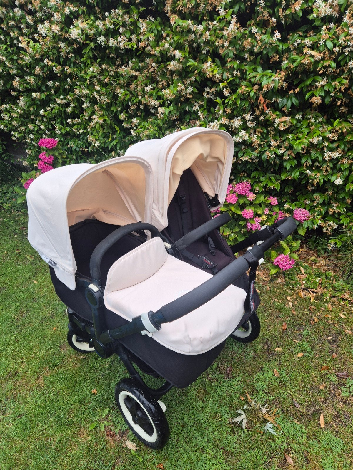 Bugaboo Donkey black/creme, zwart frame, Ophalen, Gebruikt, Bugaboo, Combiwagen