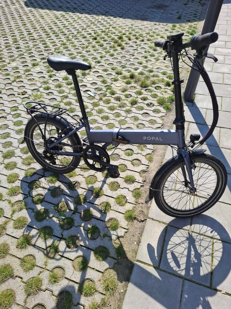 Popal elektrische vouwfiets, Fietsen en Brommers, Fietsen | Vouwfietsen, Gebruikt, Versnellingen, Totaal opvouwbaar, Ophalen