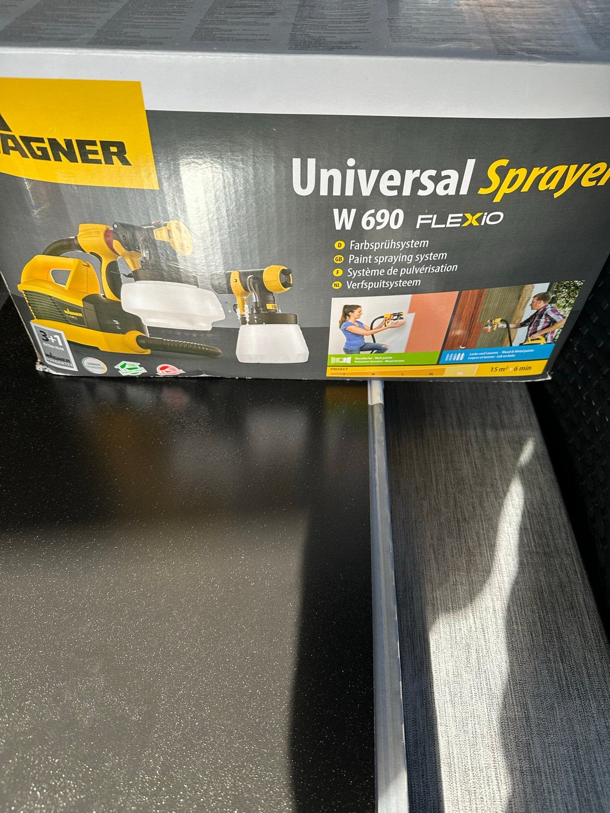 Wagner W 690 FLEXiO Universele Verfspuit, Ophalen, Zo goed als nieuw, Verfspuit of Verfpomp