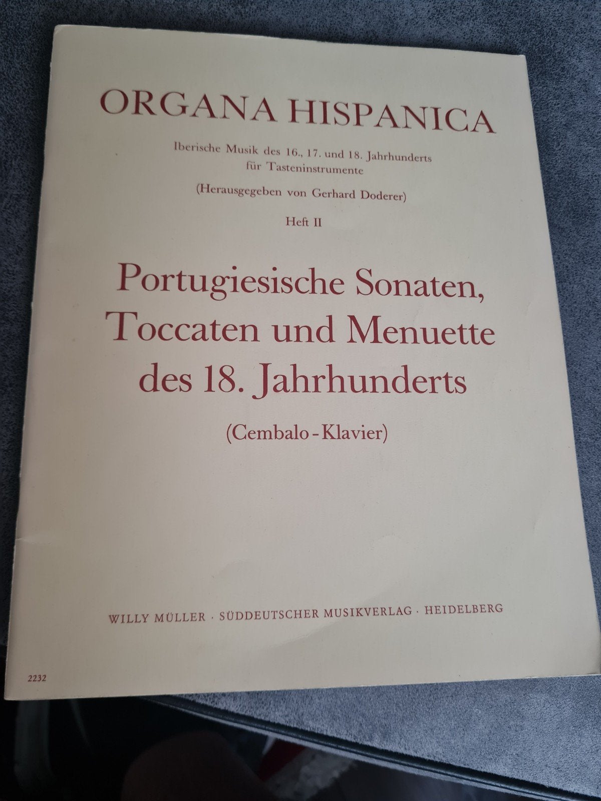 Organa Hispanica - Sonaten Toccaten, Menuett, Muziek en Instrumenten, Ophalen of Verzenden