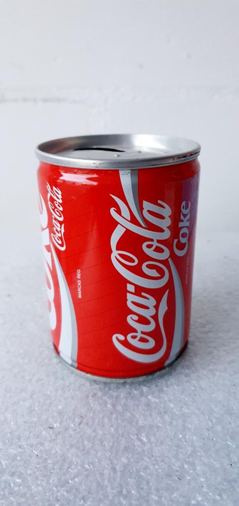Retro, Coca-Cola, conservenblikje, Ophalen of Verzenden, Gebruikt, Gebruiksvoorwerp