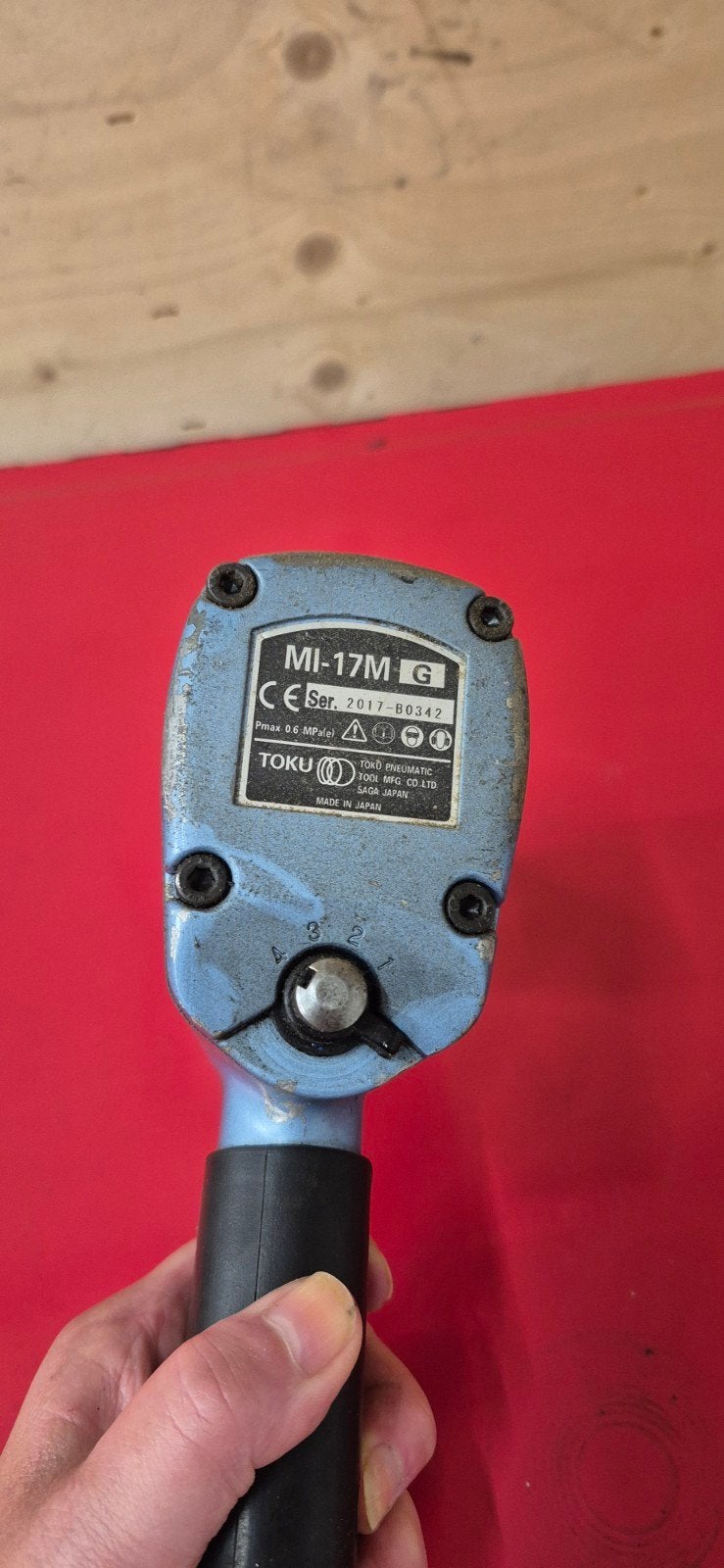 Toku pneumatische slagmoersleutel, Auto diversen, Ophalen of Verzenden, Gebruikt