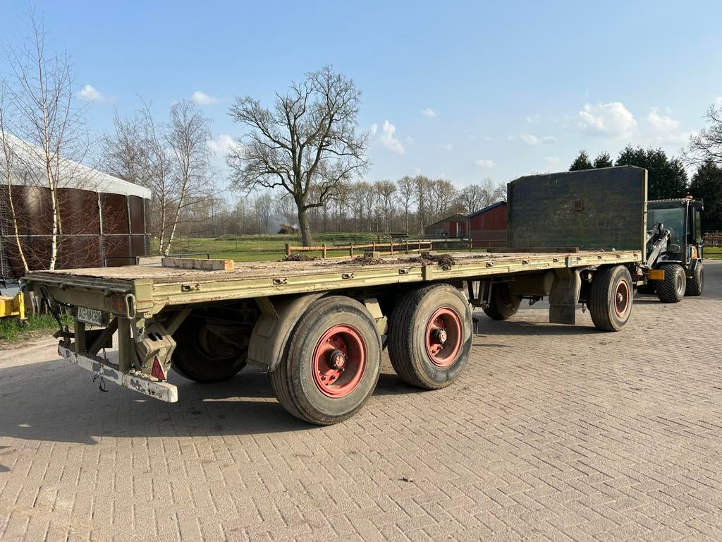 Landbouwwagen - platte wagen, Ophalen, Glastuinbouw, Transport