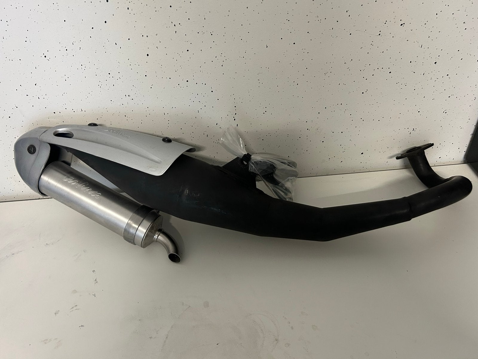 LeoVince Sprinter uitlaat Aprilia SR 50 (Suzuki motor), Ophalen of Verzenden, Gebruikt, Uitlaat