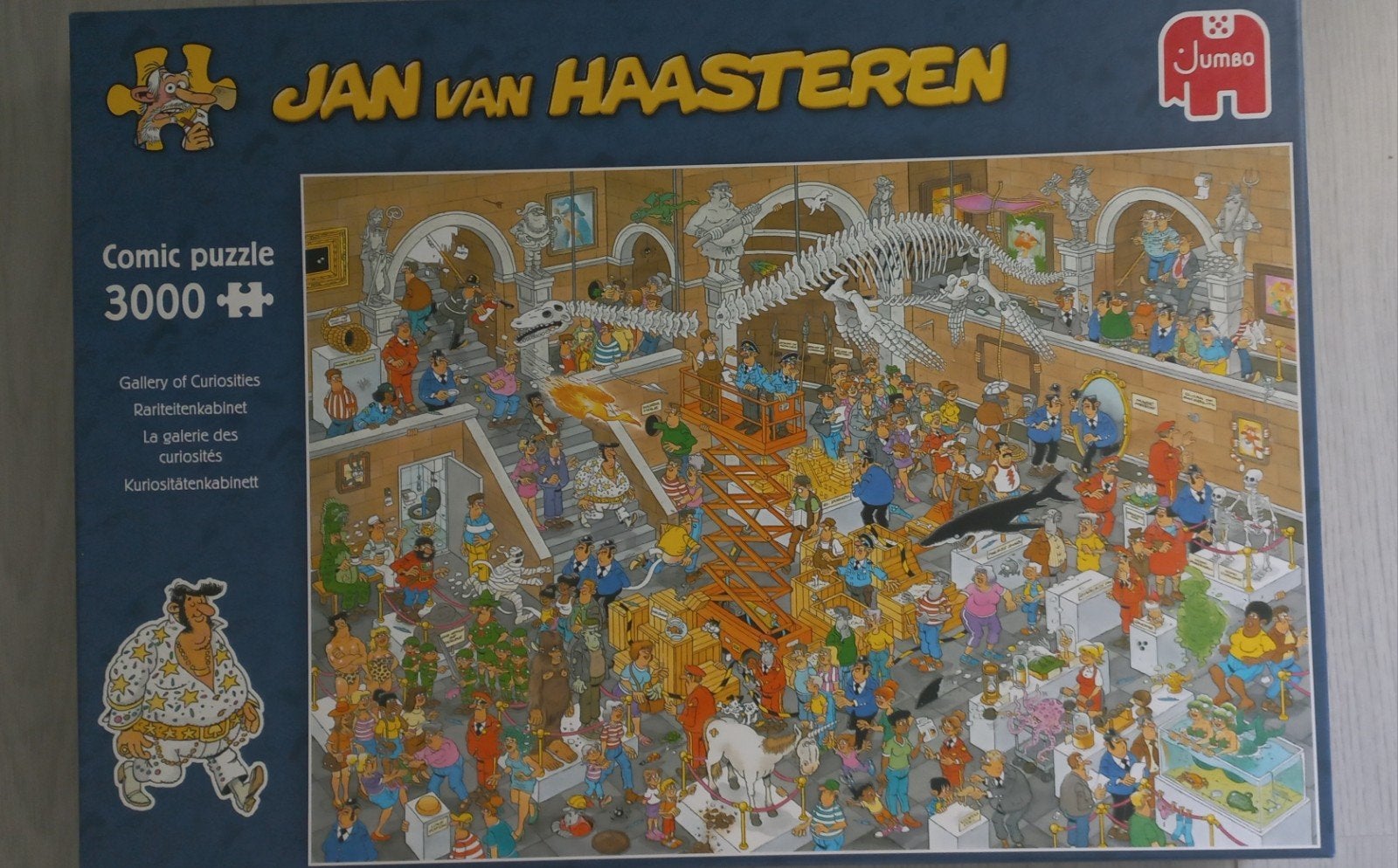 Jan van Haasteren puzzel 3000 stukjes Rariteitenkabinet, Hobby en Vrije tijd, Denksport en Puzzels, Ophalen of Verzenden, Meer dan 1500 stukjes