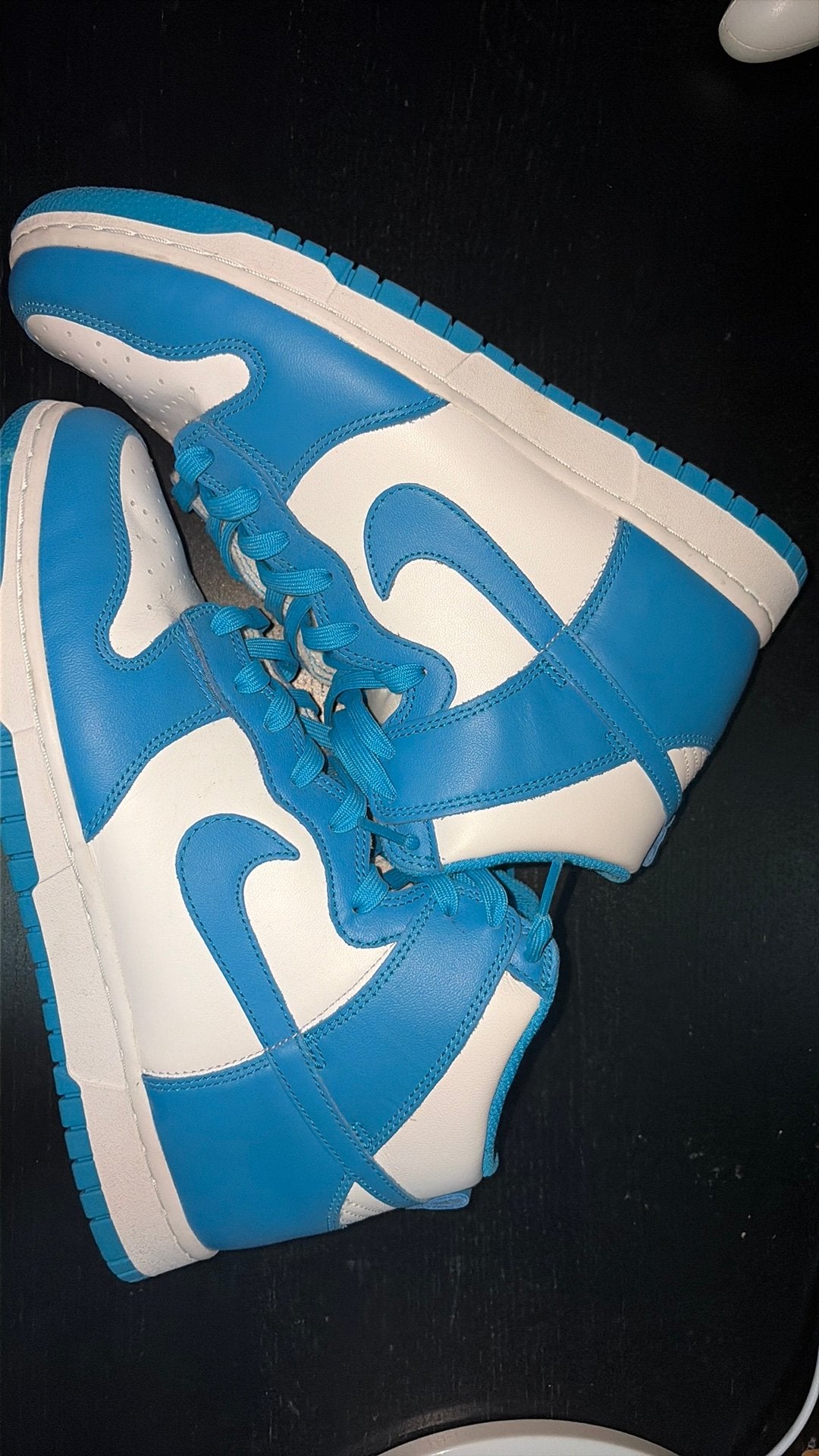 Nike high dunk laser blue, Ophalen, Blauw, Sportschoenen, Zo goed als nieuw