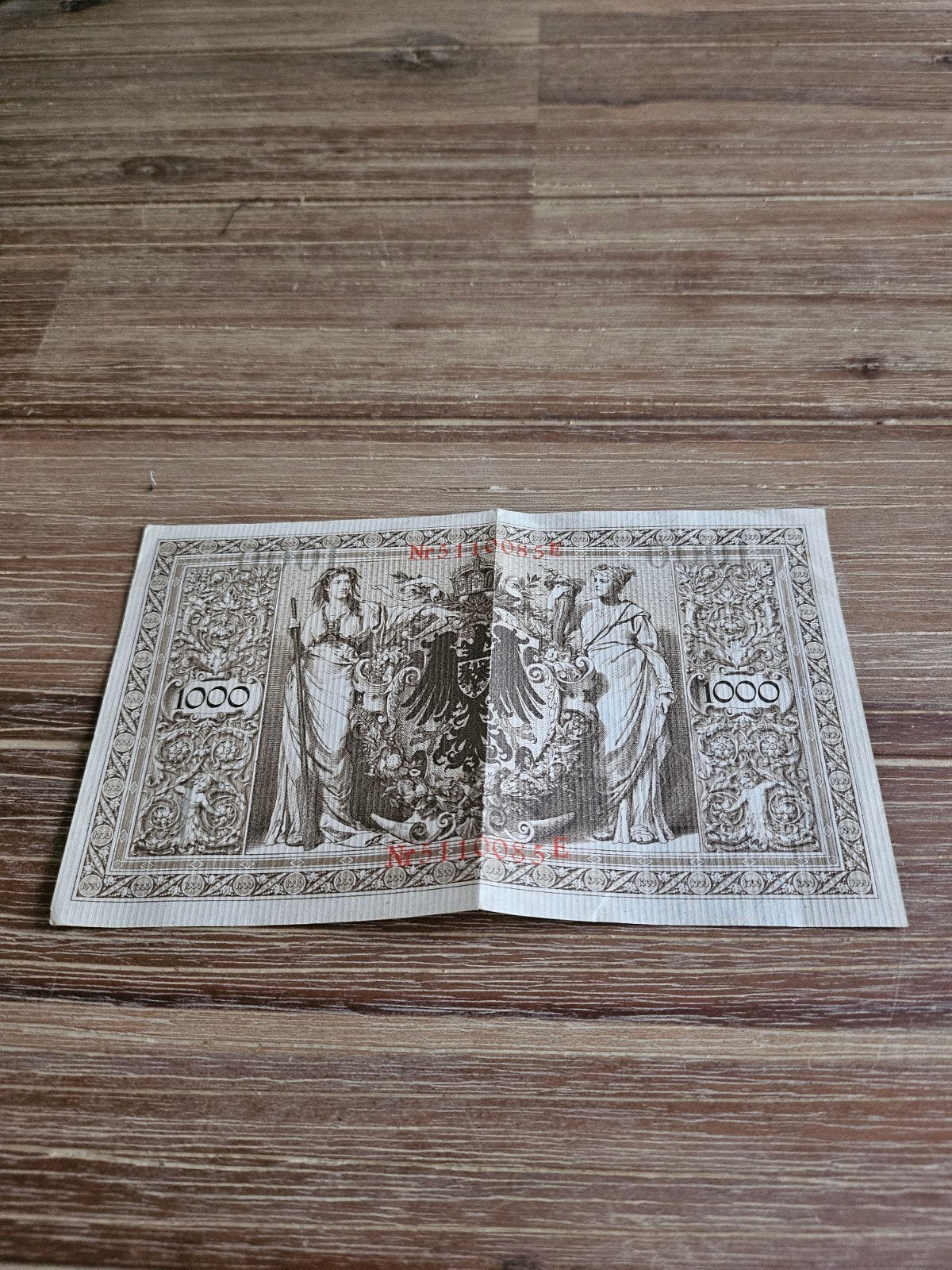 Zeldzaam 1000 Mark biljet uit 1910 - Duitsland, Ophalen