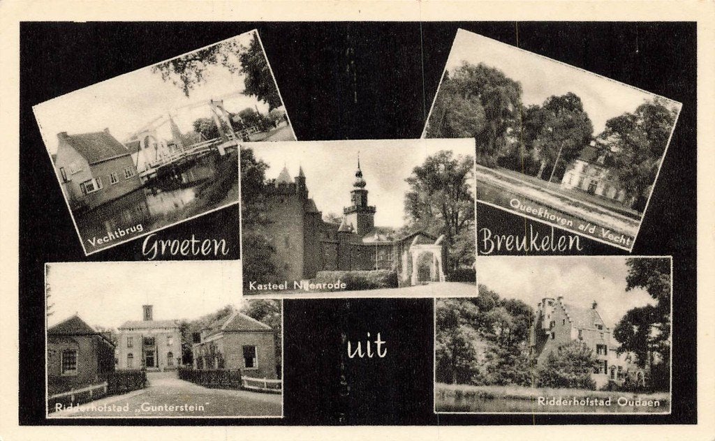 Groeten uit Breukelen, Verzamelen, Ansichtkaarten | Nederland, Ophalen of Verzenden, 1940 tot 1960, Gelopen, Utrecht