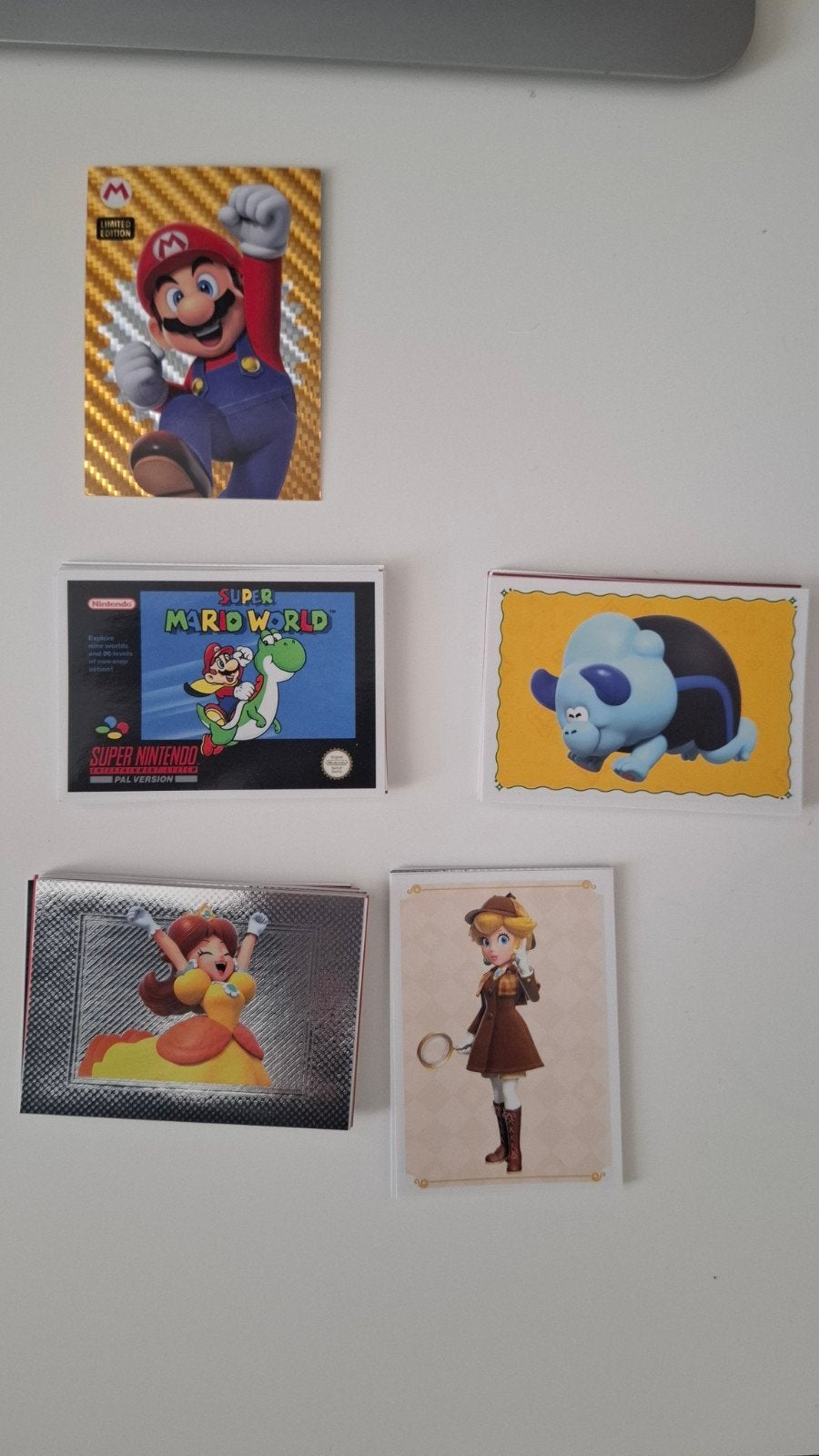 Panini Mario Stickers, Verzenden, Nieuw, Strip of Tekenfilm
