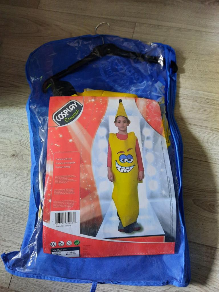 Bananenpak Carnaval - Maat 4-6 jaar, Ophalen of Verzenden, Nieuw, Jongen of Meisje