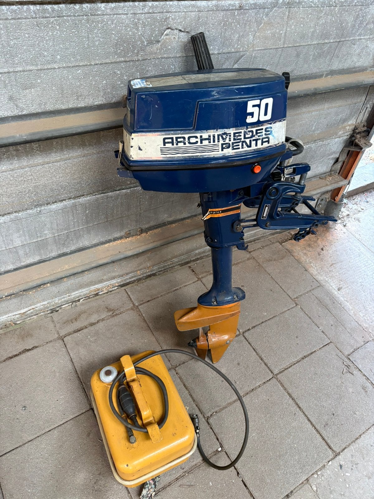 Achimedes penta 5 pk in goede staat, Watersport en Boten, Ophalen of Verzenden, Gebruikt, Motor en Techniek, Zeilboot of Motorboot