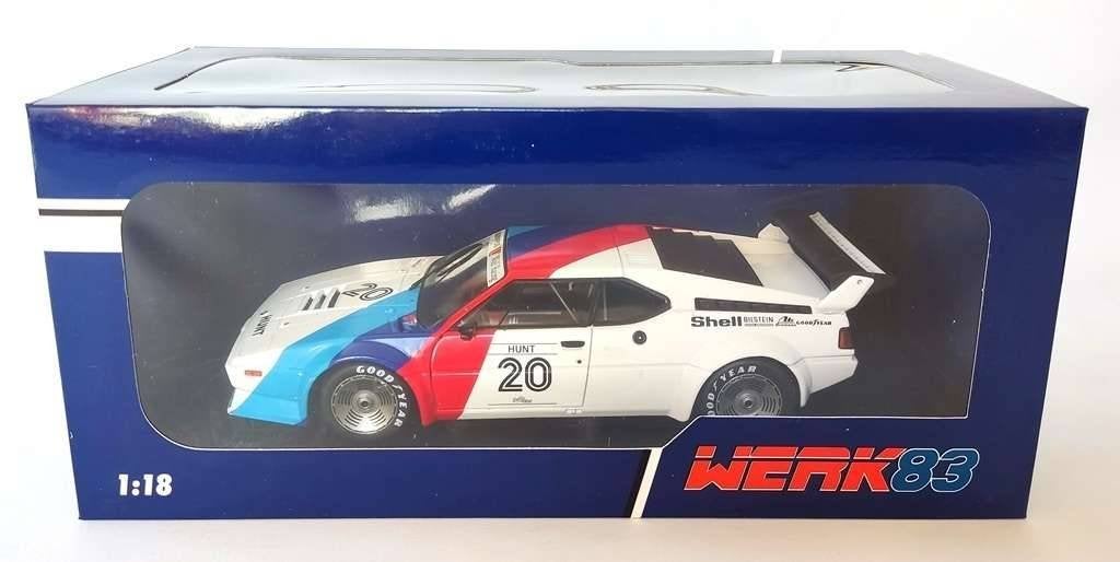 Werk83 BMW M1 Procar - James Hunt / Schaal 1:18 / NIEUW, Overige merken, Nieuw, Ophalen of Verzenden, Werk83