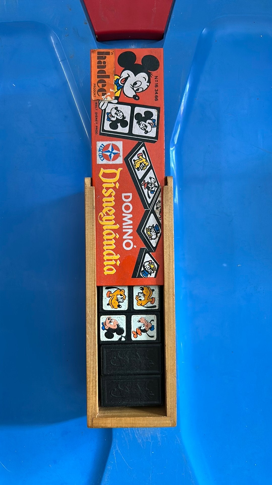 Disney domino, Ophalen, Gebruikt