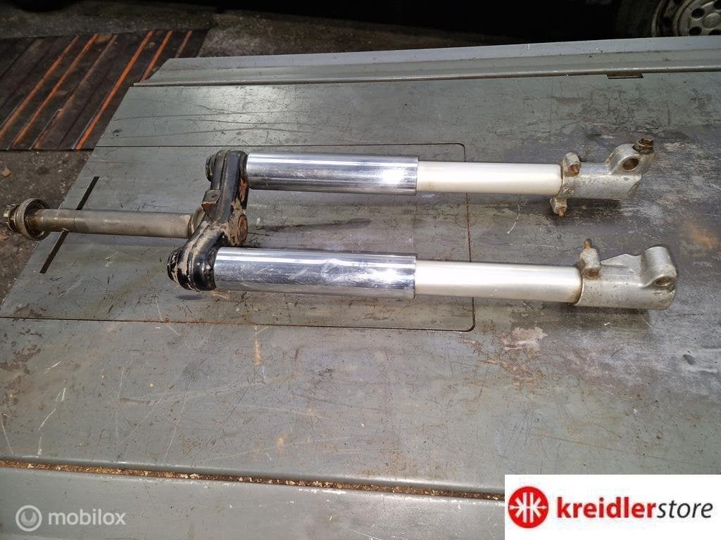 Kreidler Buffeltank voorvork compleet nette staat, Gebruikt, Kreidler, Ophalen of Verzenden, Kreidler