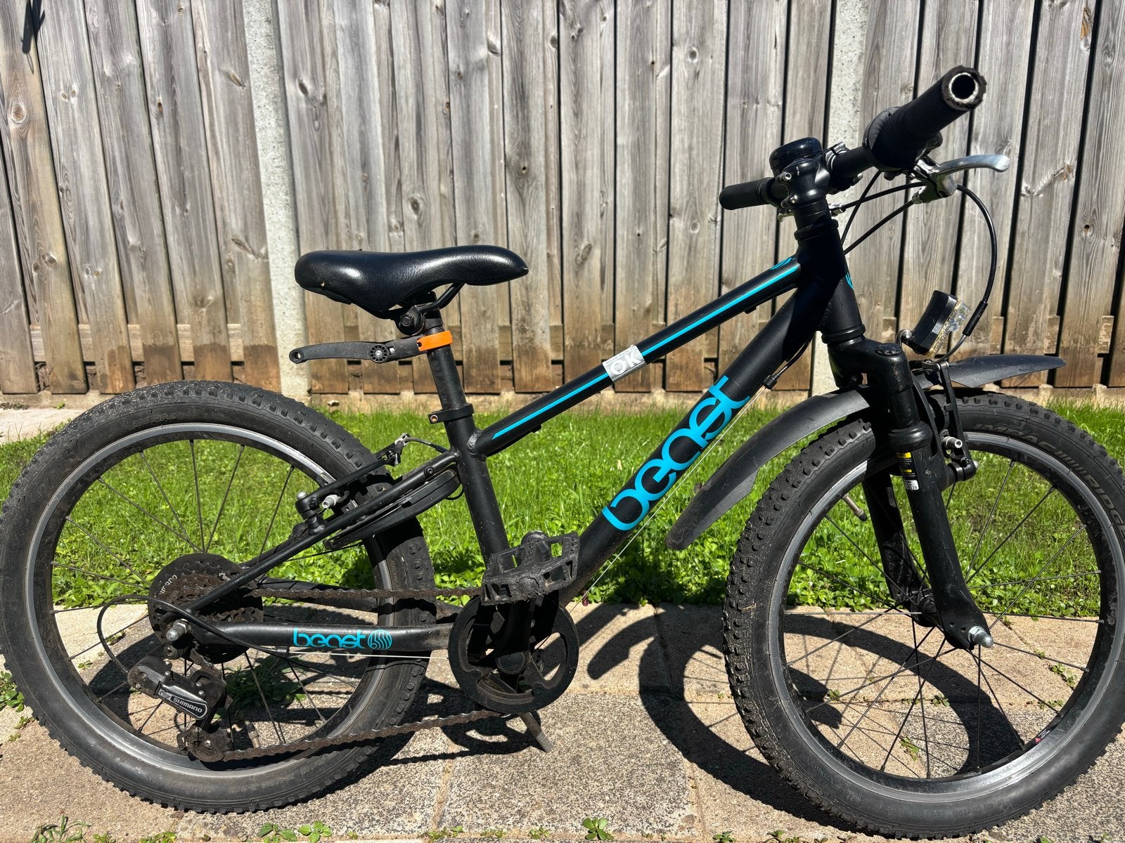 Bikefun The Beast kinderfiets 20 inch 5/6 jaar, Fietsen en Brommers, Ophalen, Gebruikt, Velgrem, 16 tot 20 inch