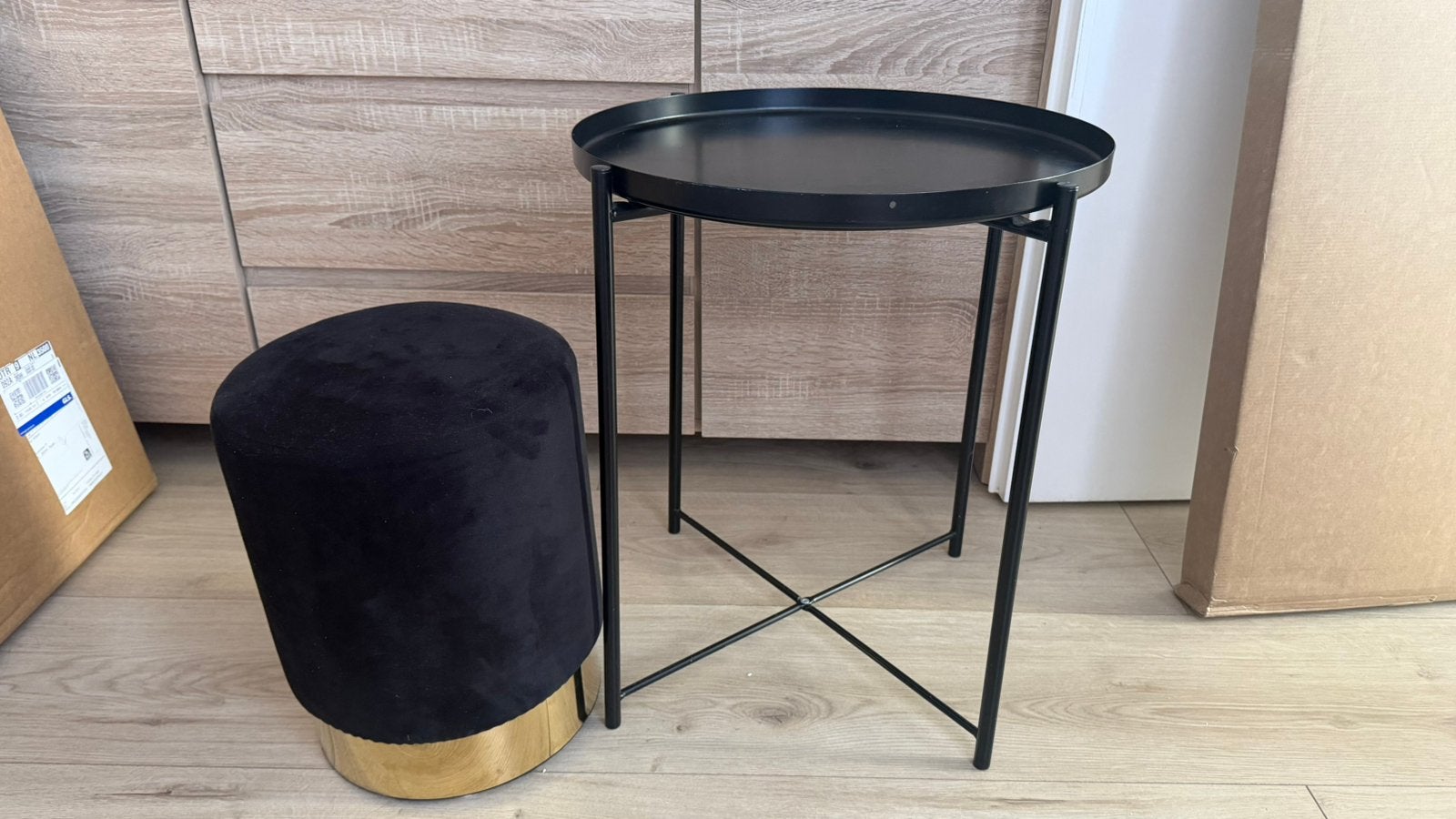 Bijzettafel - MAG GRATIS WEG, Minder dan 55 cm, Gebruikt, Rond, Ophalen