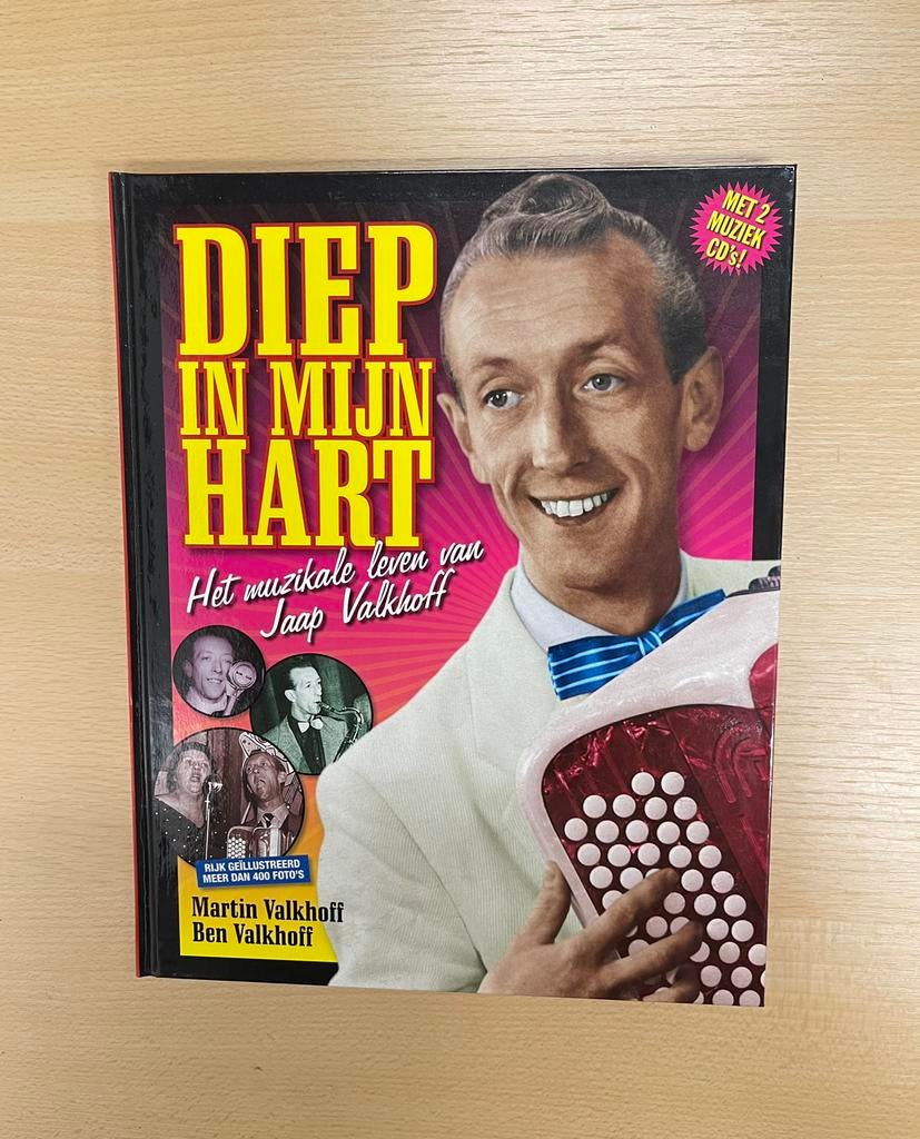 Jaap Valkhoff, Diep in mijn hart + 2 CD, Ophalen of Verzenden, Zo goed als nieuw, Artiest