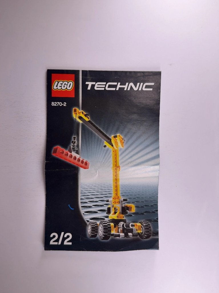 LEGO Technic 8270 (Instructions) for Set 8270 Rough Terrain, Gebruikt, Lego, Overige typen, Ophalen of Verzenden