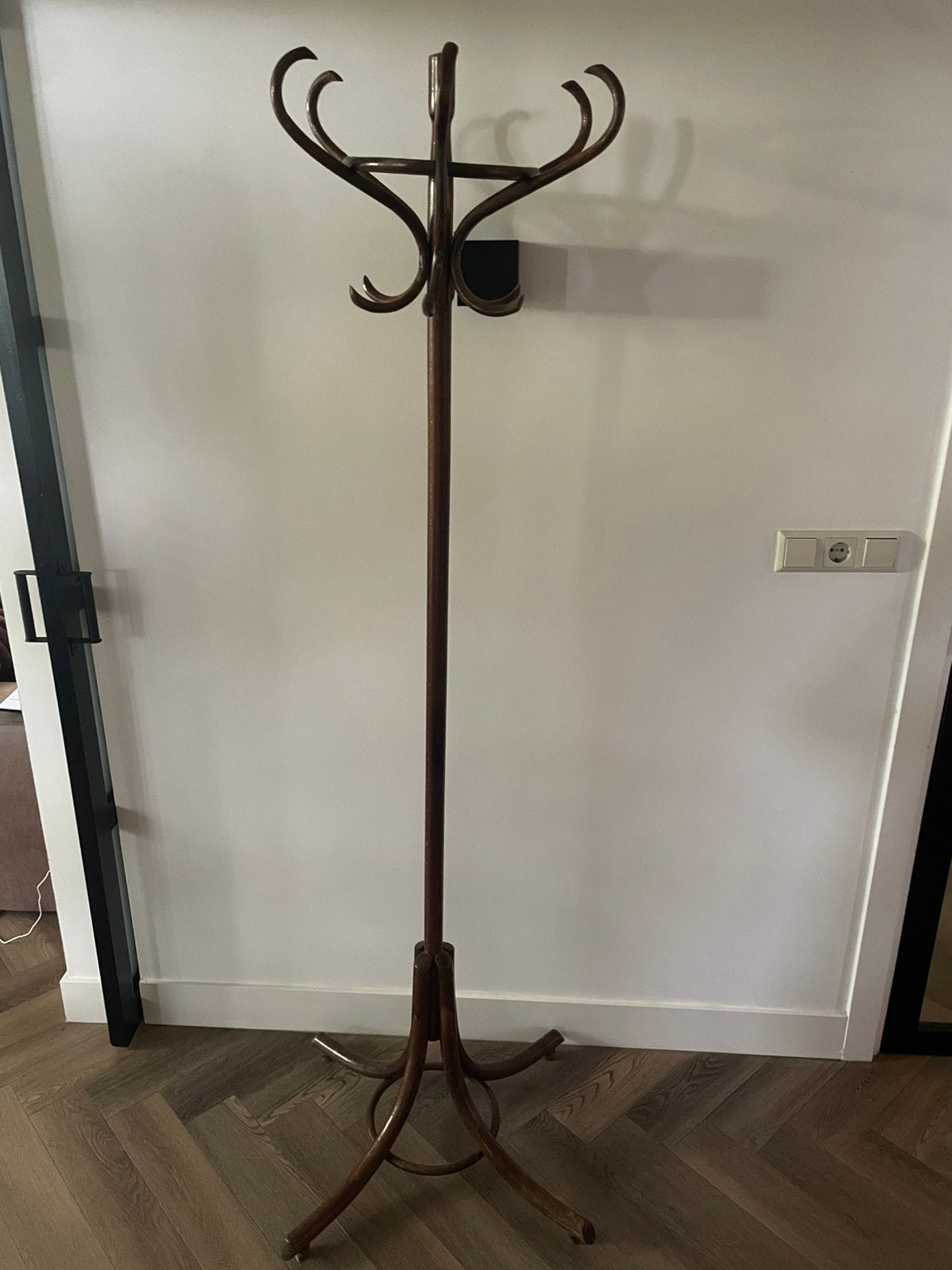 Vintage Thonet style staande kapstok, Ophalen of Verzenden, Gebruikt, Hout, Staande kapstok