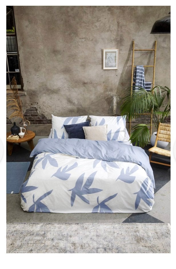 Walra Dekbedovertrek 220x240cm - Blauw/Wit, Ophalen of Verzenden, Nieuw, Meerkleurig, Dekbedovertrek