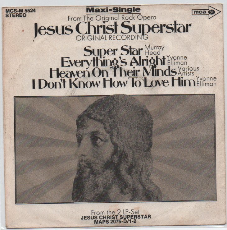Jesus Christ Superstar- Maxi singel, Fotohoes, Verzenden, Zo goed als nieuw, Pop