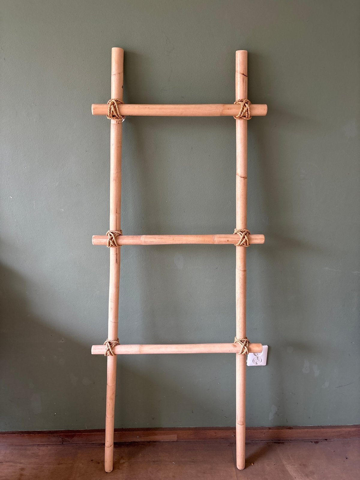Decoratieve bamboe ladder voor handdoeken of kleding, Ophalen, Nieuw