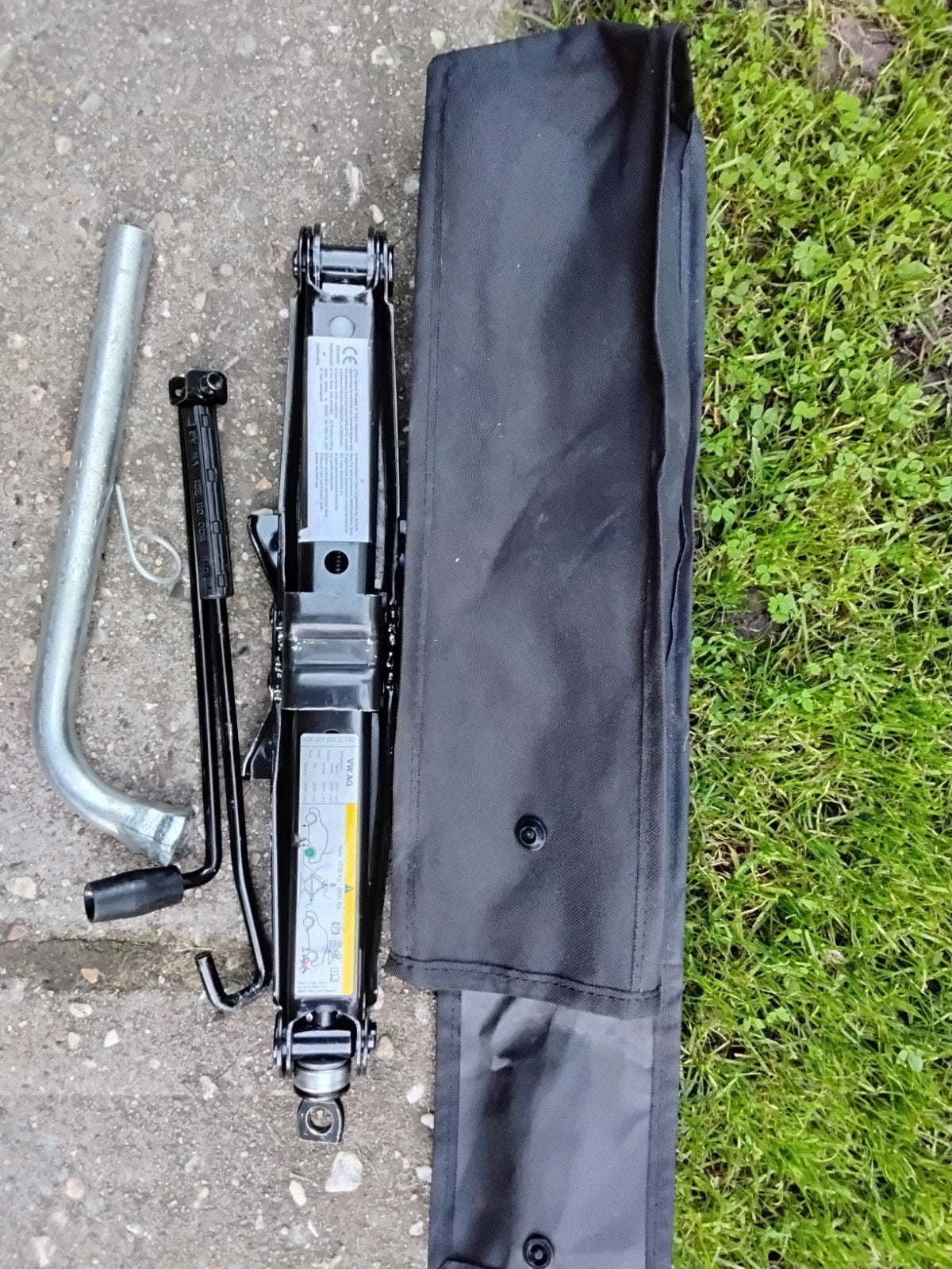 Krik set voor Volkswagen, Skoda, Audi, Seat (max 1270 kg), Auto diversen, Ophalen, Gebruikt, Manueel, Schaarkrik
