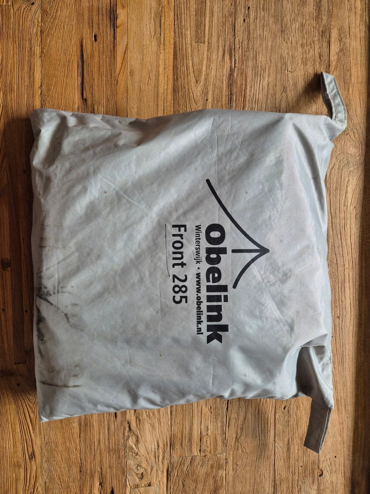 Obelink Front 285 voorwand voor aan de luifel, Ophalen