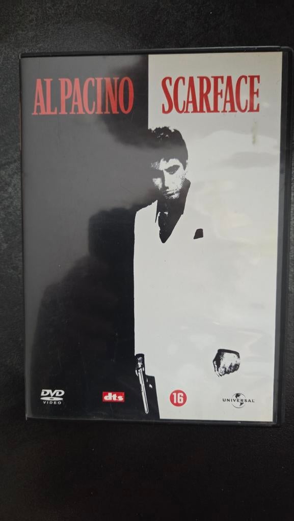 DVD Alpacino scarface, Vanaf 12 jaar, Ophalen of Verzenden, Zo goed als nieuw