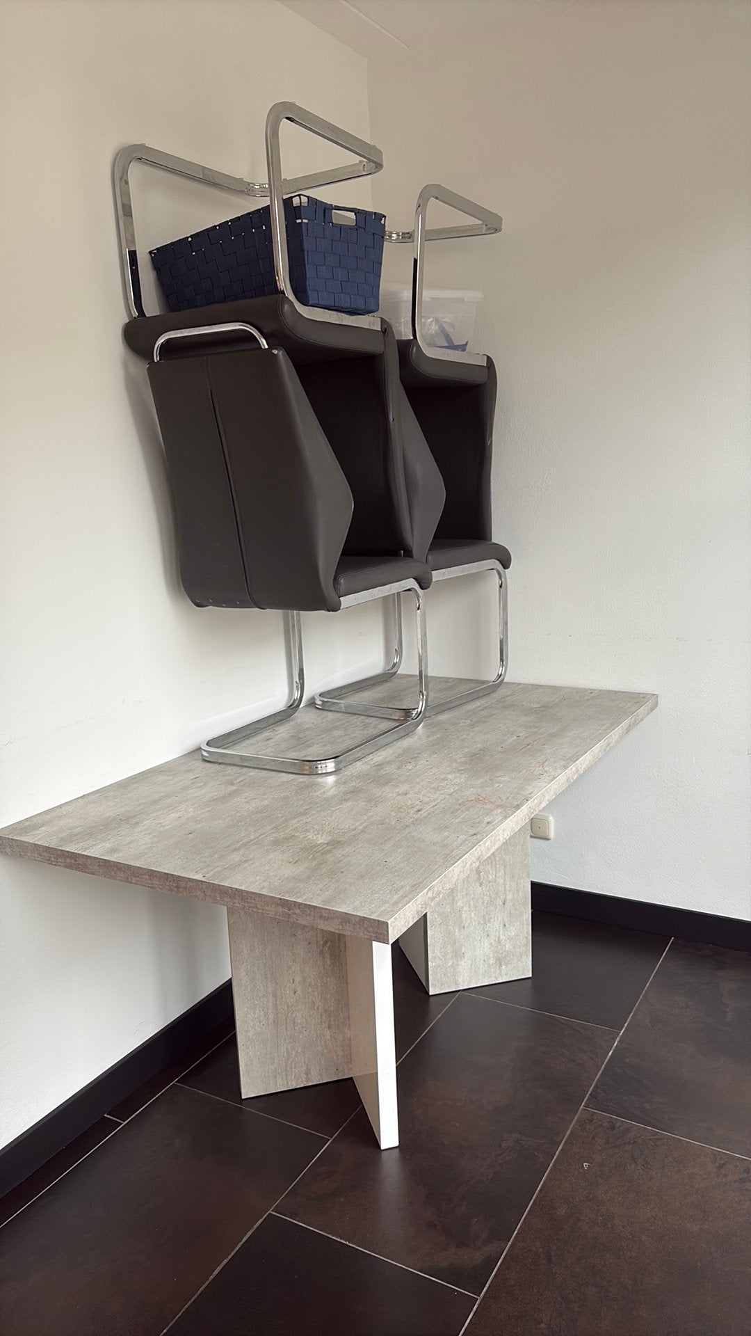 Eetkamertafel incl 6 stoelen gebruikt maar goed instaat, Ophalen, Gebruikt, 200 cm of meer, 50 tot 100 cm