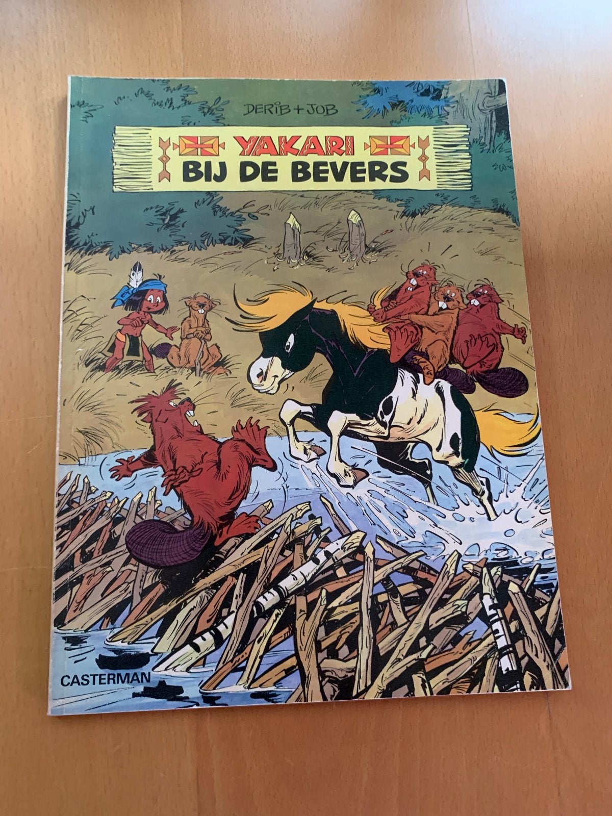 Yakari bij de Bevers - Stripboek Casterman, Boeken, Stripboeken, Eén stripboek, Ophalen of Verzenden, Gelezen