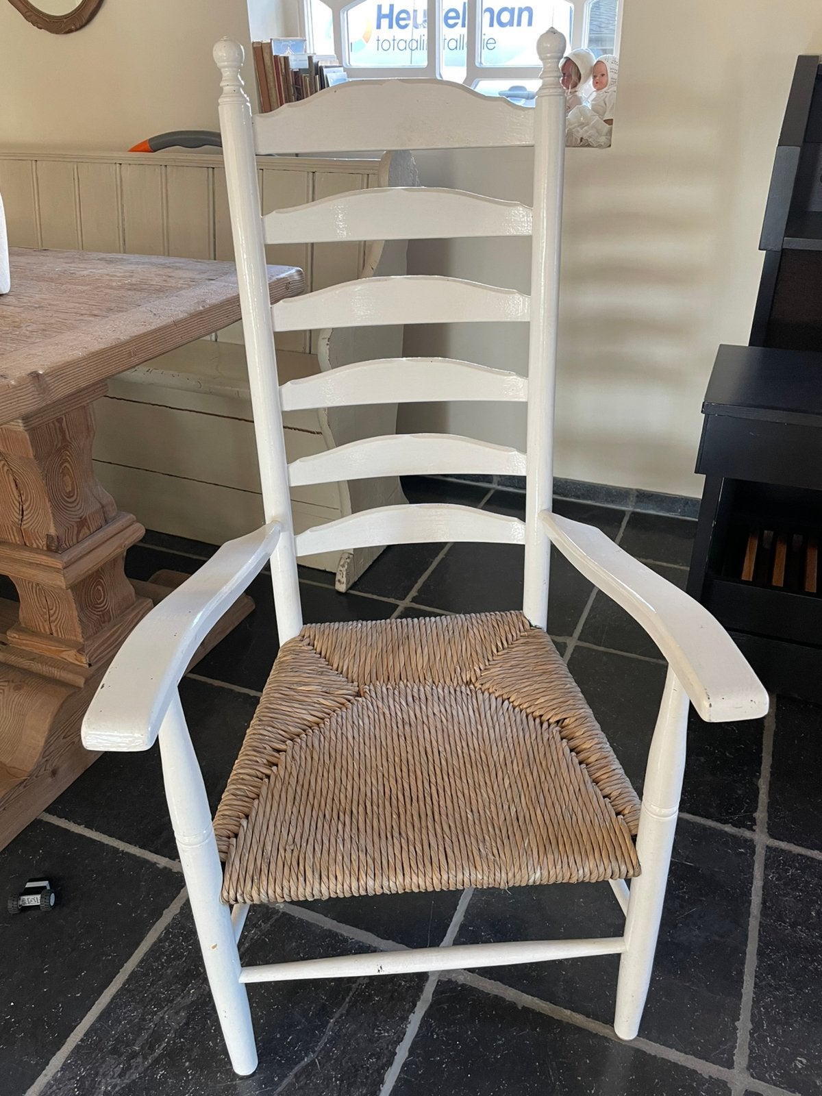 Brocante rokersstoel, Antiek en Kunst, Antiek | Meubels | Stoelen en Banken, Ophalen