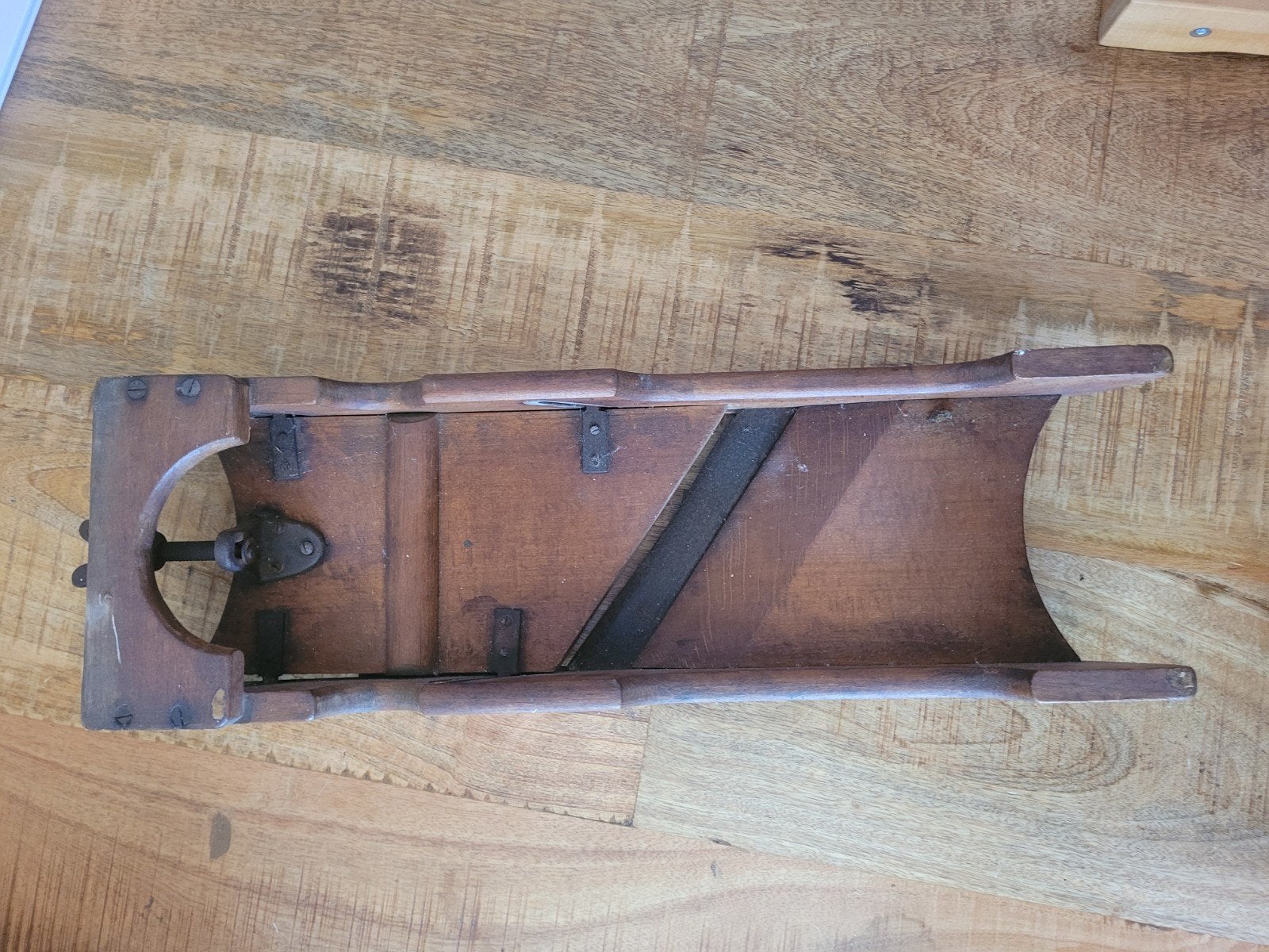 Antieke houten mandoline/snijder, Antiek en Kunst, Ophalen