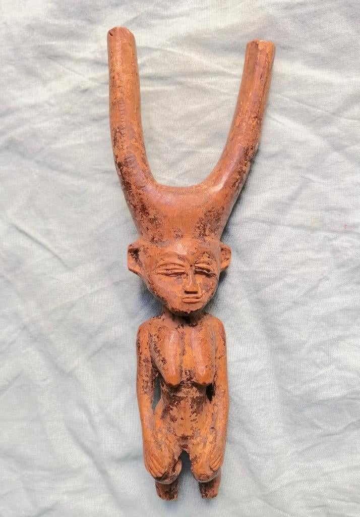Baule Slingshot Katapult Ivoorkust - Afrika, Antiek en Kunst, Ophalen of Verzenden
