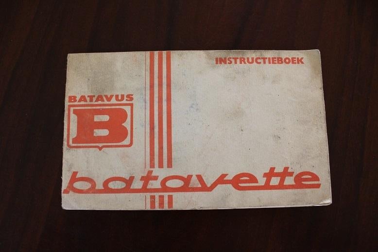 Batavus Batavette bromfiets instructie boekje, Ophalen of Verzenden, Gebruikt