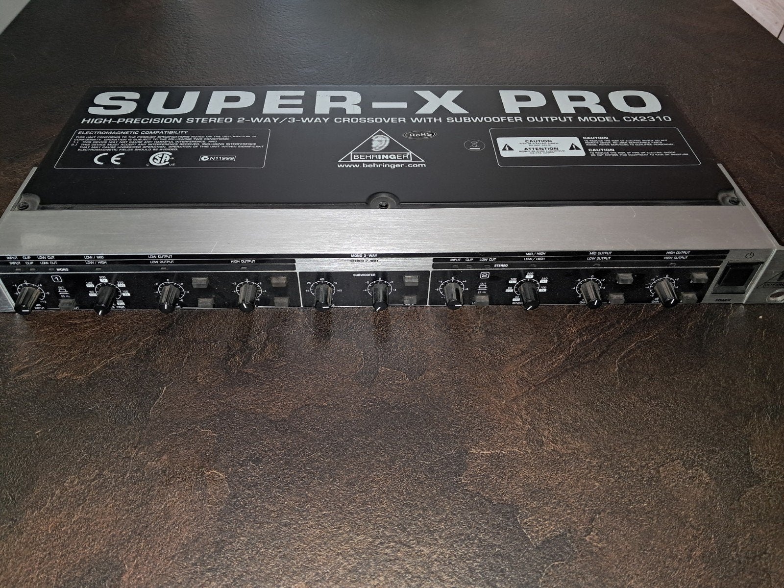 Behringer SUPER-X PRO CX2310 Crossover, Ophalen of Verzenden, Gebruikt