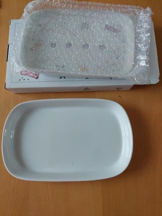 Aspergebord met treef nieuw & 2 wijnglazen, Ophalen of Verzenden, Nieuw