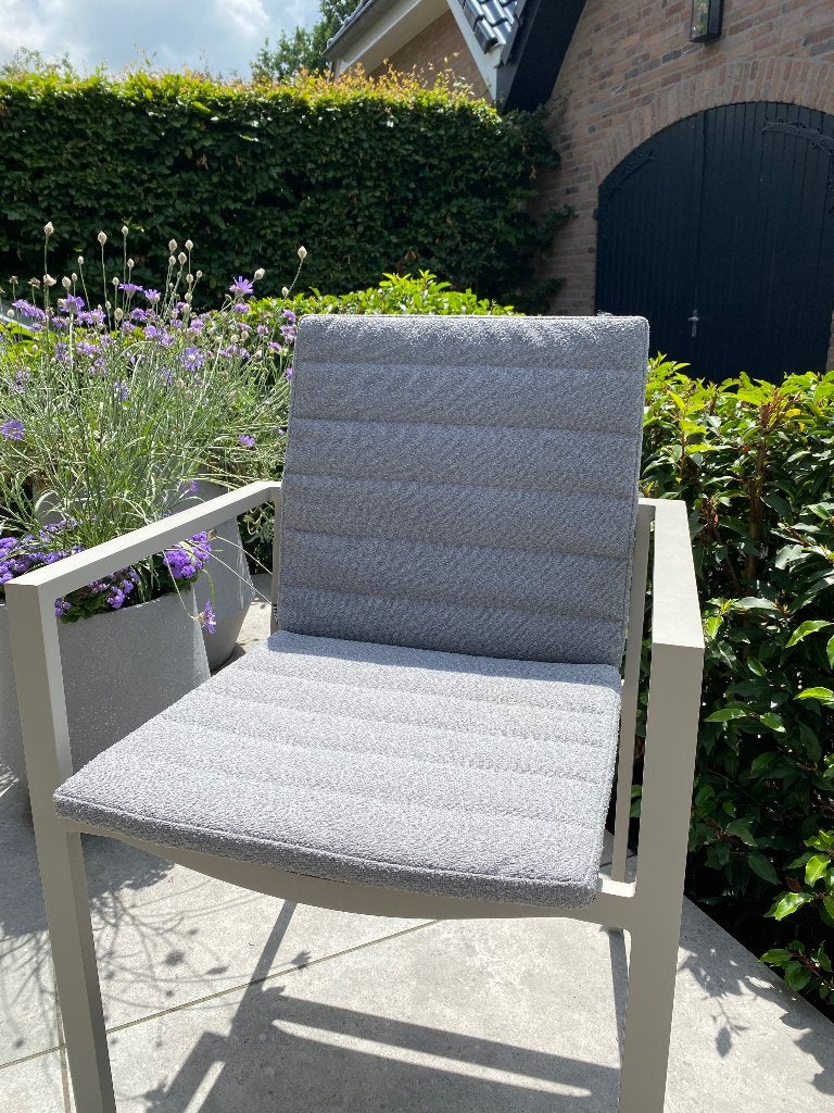 Tuinstoelkussens 6x Primavera, Tuin en Terras, Ophalen, 6 zitplaatsen, Teakhout, Nieuw