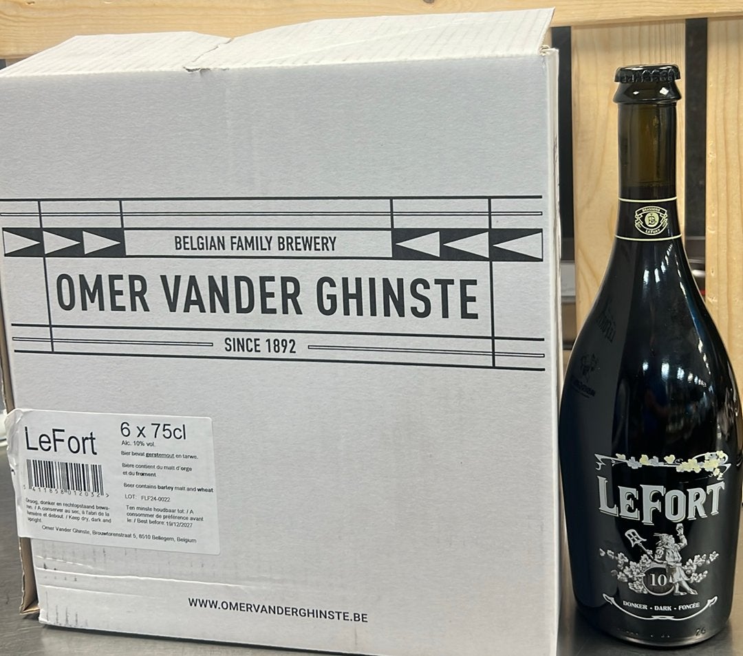 6 x 75 cL LE FORT - DONKER, Ophalen of Verzenden, Zo goed als nieuw, Flesje(s), Overige merken