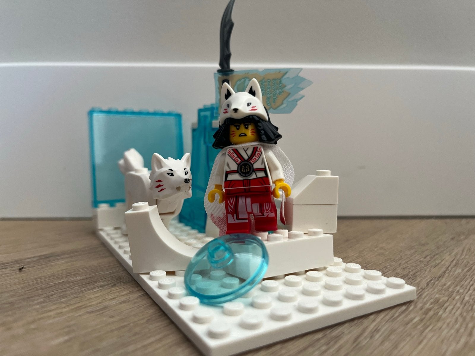 Lego Ninjago Zeldzame Akita en Wolf, Ophalen, Inclusief minifiguren, Lego, Zo goed als nieuw