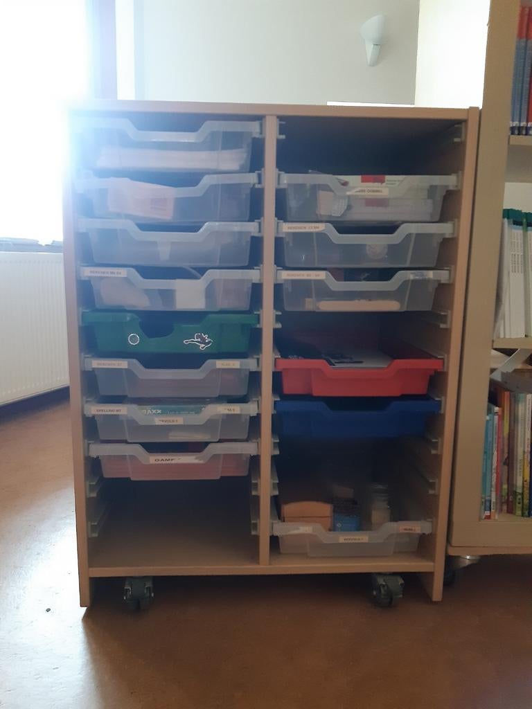 Mooie ladekast te koop voor op school, Ophalen of Verzenden, Zo goed als nieuw