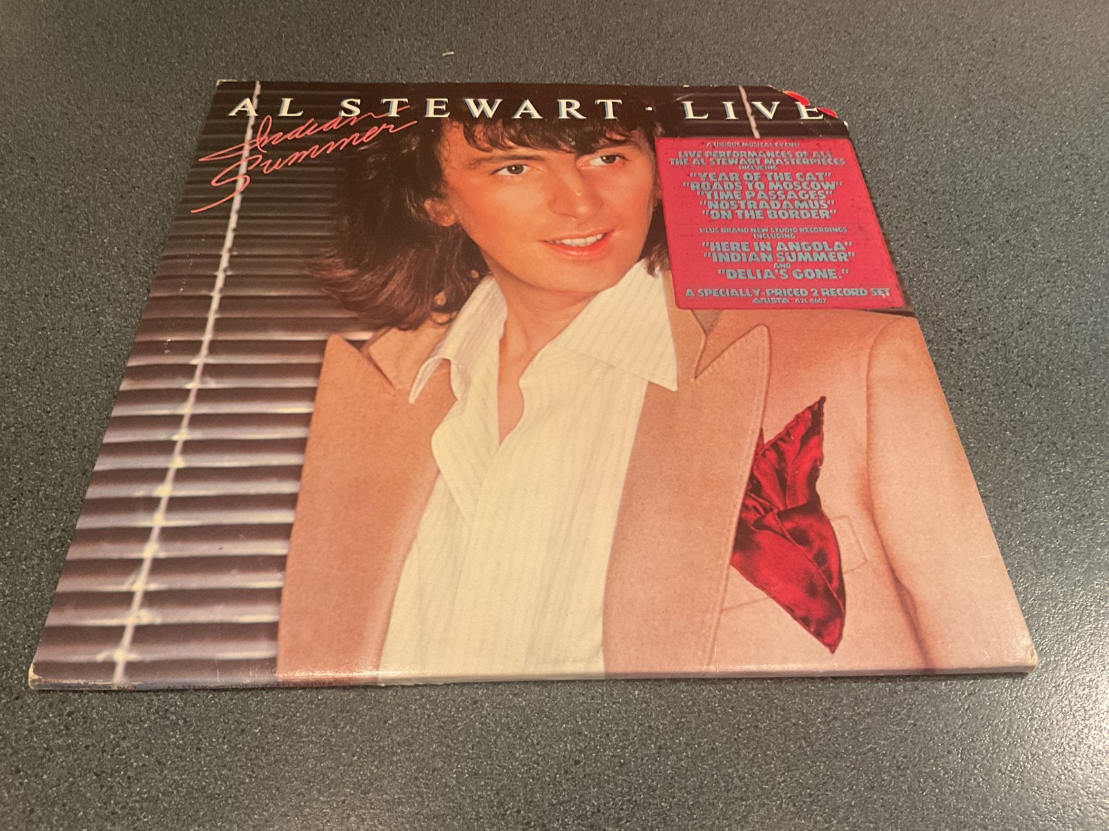 Al Stewart - Indian Summer Live 2 LP Vinyl, Ophalen of Verzenden, Gebruikt, 12 inch, LP