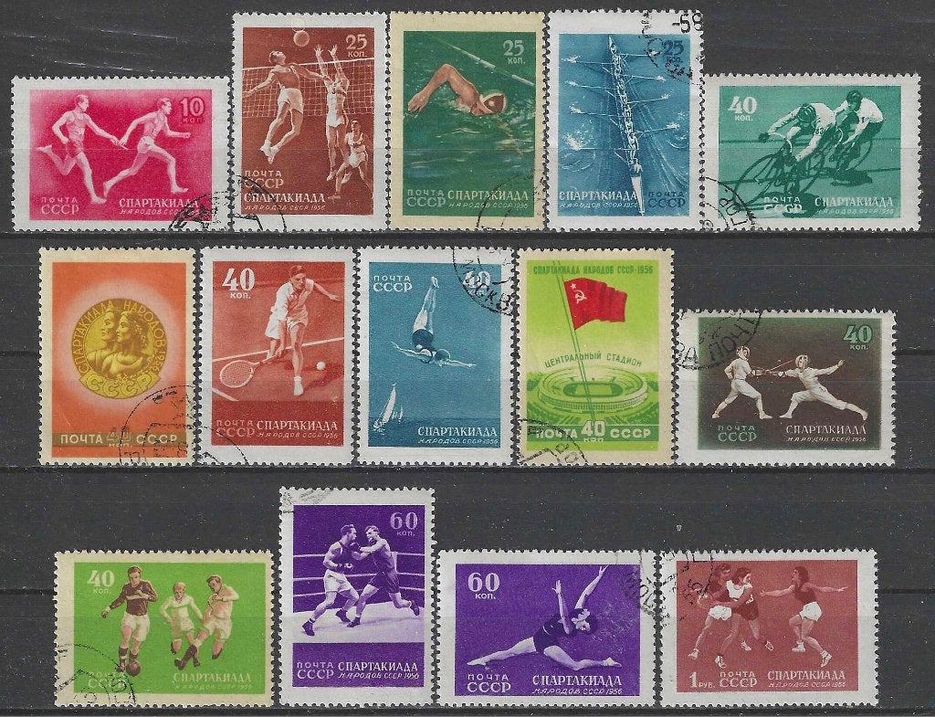 Sovjet-Unie 354, Ophalen of Verzenden, Overige landen, Gestempeld