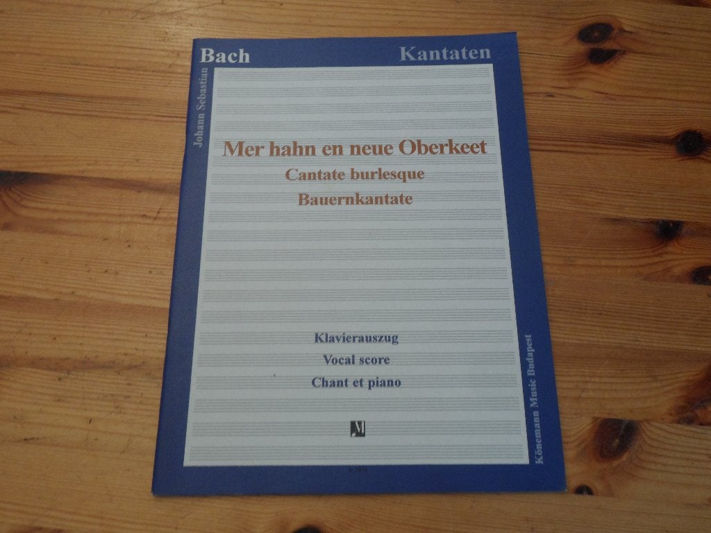 Bach - Kantaten, Muziek en Instrumenten, Bladmuziek, Klassiek, Ophalen of Verzenden, Artiest of Componist, Gebruikt