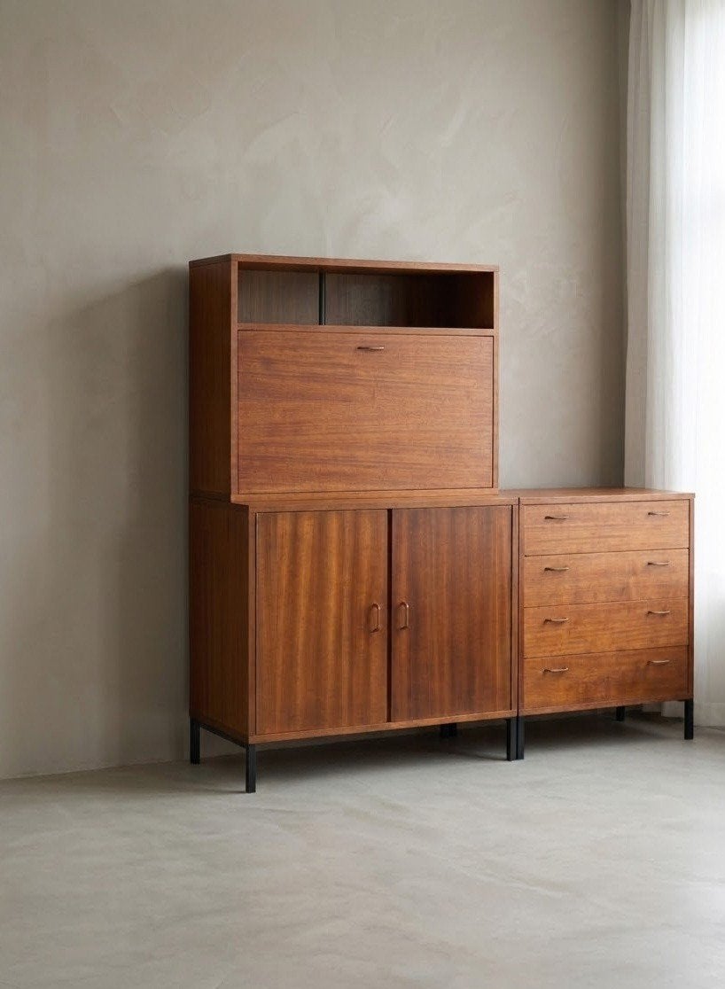 Prachtige retro vintage Simplalux kast kasten, Ophalen, Gebruikt, 50 tot 100 cm, Minder dan 100 cm