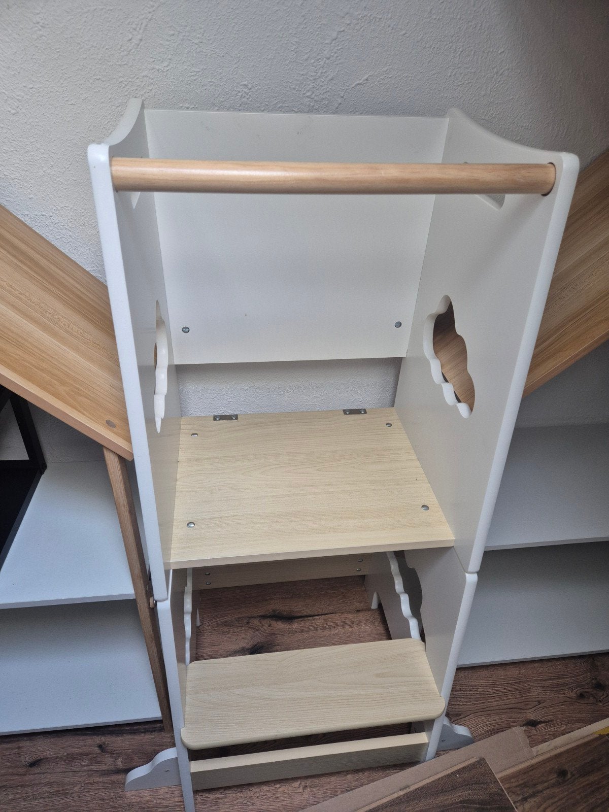 Leertoren. (Trap+bankje/tafel), Ophalen, Zo goed als nieuw