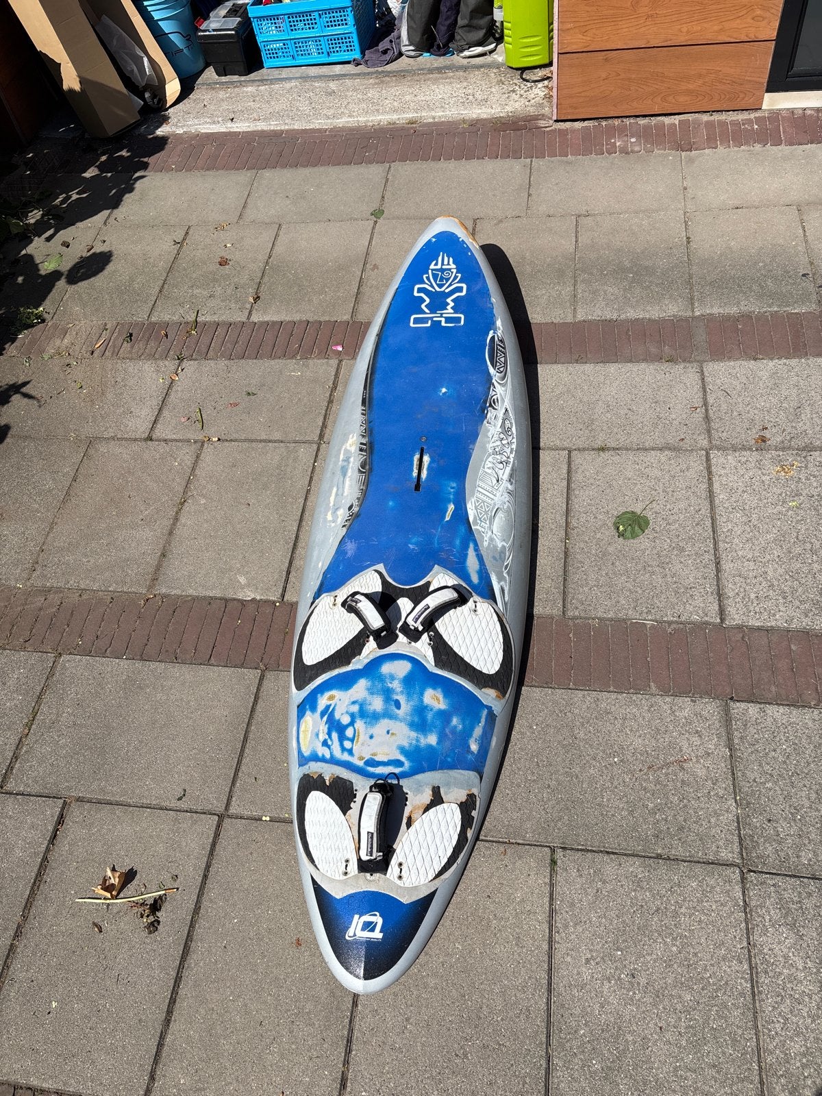 Starboard IQ Windsurfplank - Gebruikt, Met voetbanden, Gebruikt, Minder dan 250 cm, Ophalen of Verzenden